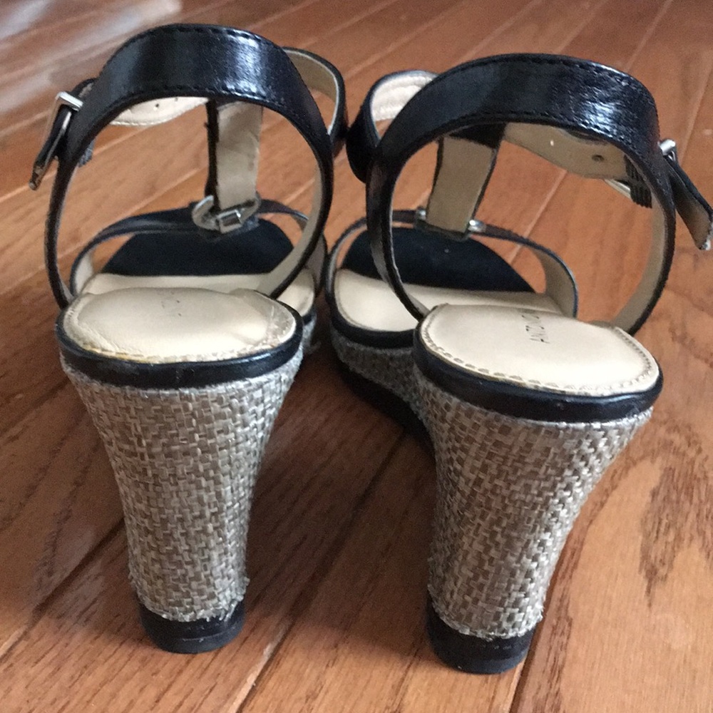 Black Antonio Melani sandals size 7 - Picture 3 of 11
